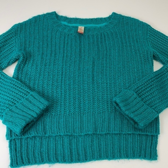 NO BOUNDARIES SWEATER M 7-9 green - Picture 1 of 7